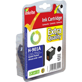 Inkrite Premium Black Ink Cartridge (Alternative to HP No 901, CC653A), 12ml (H-901B)