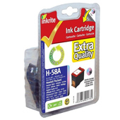 Inkrite Premium Photo Colour Ink Cartridge (Alternative to HP No 58, C6658A)