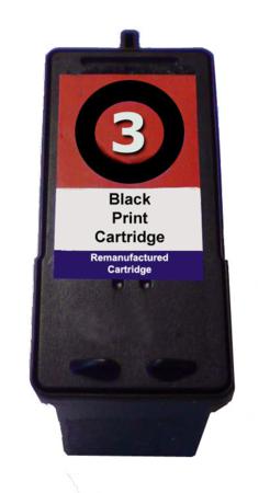 Tru Image Premium Black Ink Cartridge (Alternative to Lexmark No 3, 18C1530E)