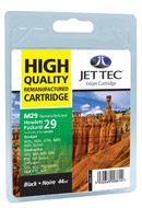 Jet Tec M29 Replacement Lightfast Black Ink Cartridge (Alternative to HP No 29, 51629A)