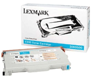 Lexmark 20K0500 Standard Capacity Cyan Toner Cartridge, 3K (20K0500)