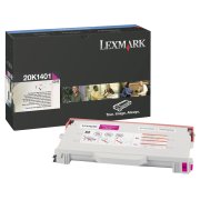 Reman Compatible RL1401M Magenta Laser Cartridge for Lexmark 20K1401