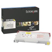 Reman Compatible RL1402Y Yellow Laser Cartridge for Lexmark 20K1402 (RL1402Y)