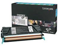 Lexmark C5220KS Return Program Black Toner Cartridge, 4K Page Yield (C5220KS)