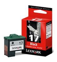 Lexmark No 17 Black Ink Cartridge (10NX217E)
