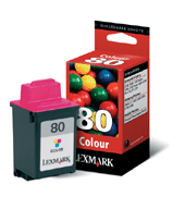 Lexmark No 80 Colour Ink Cartridge (12A1980E)