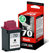 Lexmark No 70 New Higher Capacity Black Ink Cartridge (12AX970E)