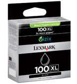 Lexmark 100XL High Capacity Black Return Program Ink Cartridge - 014N1068E (14N1068E)