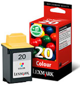 Lexmark High Capacity No 20 Colour Ink Cartridge - 15MX120E (15MX120E)