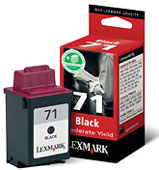 Lexmark No 71 New Higher Capacity Black Ink Cartridge - 15MX971 (15MX971E)