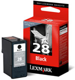 Lexmark No 28 Black Ink Cartridge - 018C1428E (18C1428E)