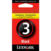 Lexmark No 3 Black Ink Cartridge - 18C1530E (18C1530E)