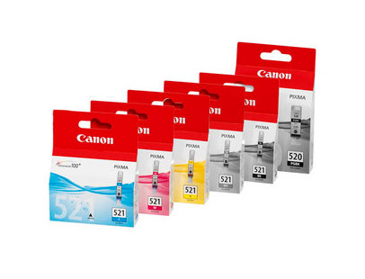 Canon Pixma MP980 and MP990 Multipack of 6 Ink Cartridges (MP980 Bundle)