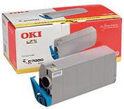 Oki Yellow Laser Toner Cartridge, 10 Yield