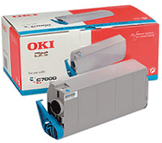 OKI Oki Cyan Laser Toner Cartridge, 10 Yield (41963007)