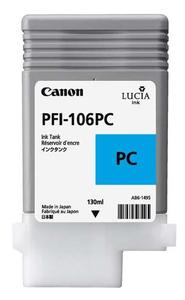 Canon PFI 106PC Photo Cyan Ink Cartridge, 130ml (PFI-106PC)