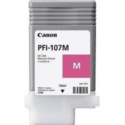 Canon PFI 107M Magenta Ink Cartridge, 130ml - 6707B001AA