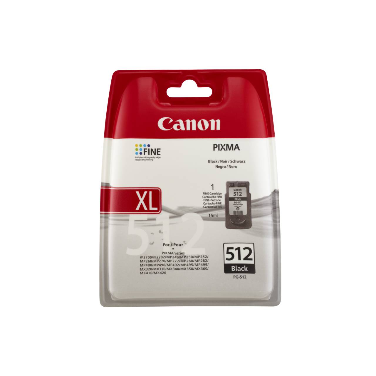 Canon PG 512 High Capacity Black Ink Cartridge ( 512BK ) (PG-512)