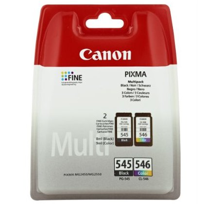 Canon PG-545 / CL-546 Multipack Ink Cartridges (Multipack-PG545-CL546)