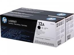 HP 12A Twin Pack Laser Toner Cartridges - Q2612AD (Q2612AD)