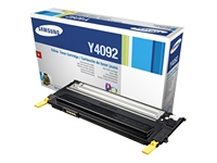 Samsung CLT Y4092S Yellow Laser Toner Cartridge, 1K Page Yield