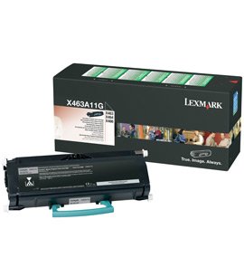 Lexmark X463A11G Black Toner Cartridge  0X463A11G Cartridge (X463A11G)