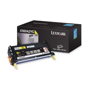 Lexmark X560A2YG Yellow Toner Cartridge  0X560A2YG Cartridge (X560A2YG)