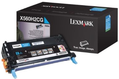 Lexmark  Lexmark X560H2CG Cyan Toner Cartridge (0X560H2CG) Printer Cartridge