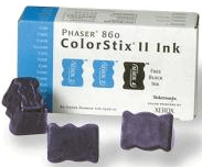 Xerox ColorStix II 2 Solid Cyan Inks Plus 1 Black Ink (016190601)