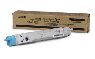 Xerox Standard Capacity Cyan Laser Toner Cartridge (106R01214)
