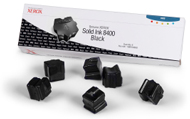 Xerox 6 Colorstix Solid Black Ink Wax Sticks, 6.8K Page Yield (108R00608)