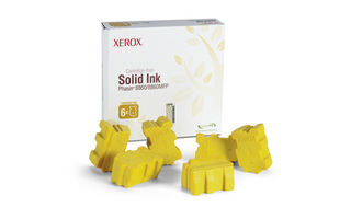 Xerox Solid Yellow Ink (Pack of 6 Sticks) (108R00748)