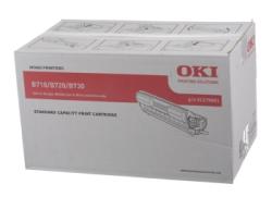 Oki Black Laser Toner Cartridge, 15K Page Yield