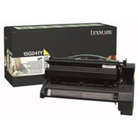 Lexmark 0015G041Y Return Program Yellow Laser Toner Cartridge, 6K (015G041Y)