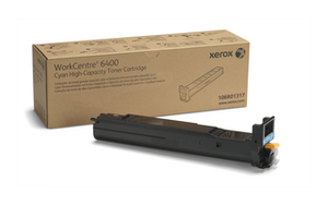 Xerox High Capacity Cyan Toner Cartridge, 16.5K Page Yield (106R01317)