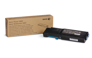 Xerox High Capacity Cyan Toner Cartridge, 6K Page Yield