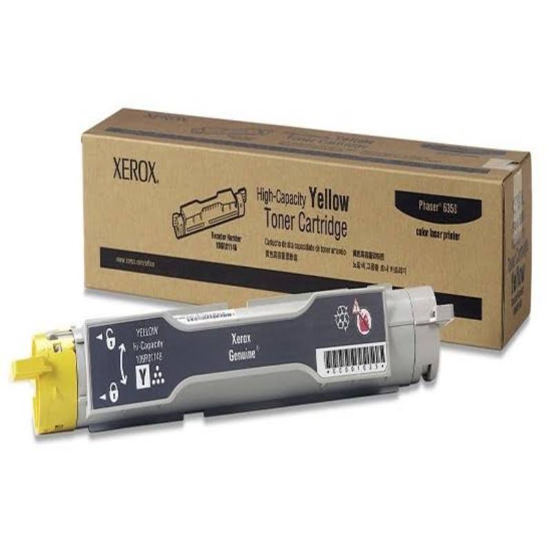 Xerox High Capacity Yellow Laser Toner Cartridge, 10K Page Yield (106R01146)