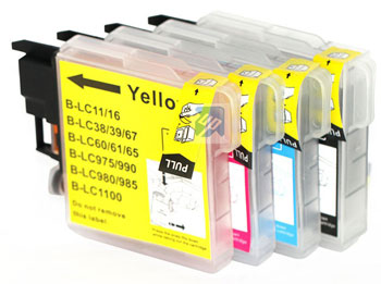 Tru Image Premium LC-985BK, LC-985C/M/Y Compatible Ink Cartridges (985Set)