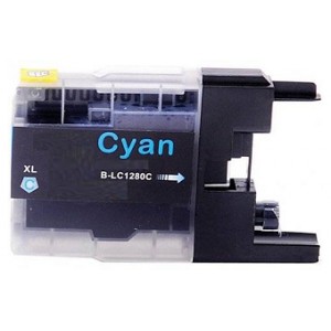 Tru Image Compatible  Brother LC1280XLC High Cap. Cyan Ink Cartridge, 19ml (1280XLC)