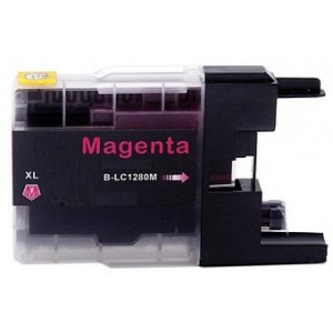 Tru Image Compatible Brother LC1280XLM High Cap. Magenta Ink Cartridge, 19ml (1280XLM)