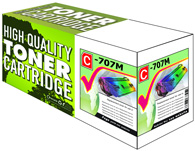 Tru Image High Capacity Magenta Laser Toner Cartridge Compatible with Canon 707M (1C_707M)