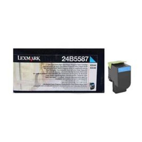 Cyan Lexmark 24B5587 Toner Cartridge Return Program (24B5587)