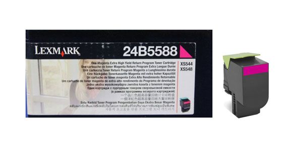 Lexmark Magenta Lexmark 24B5588 Toner Cartridge Return Program