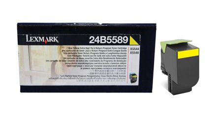 Yellow Lexmark 24B5589 Toner Cartridge Return Program (24B5589)
