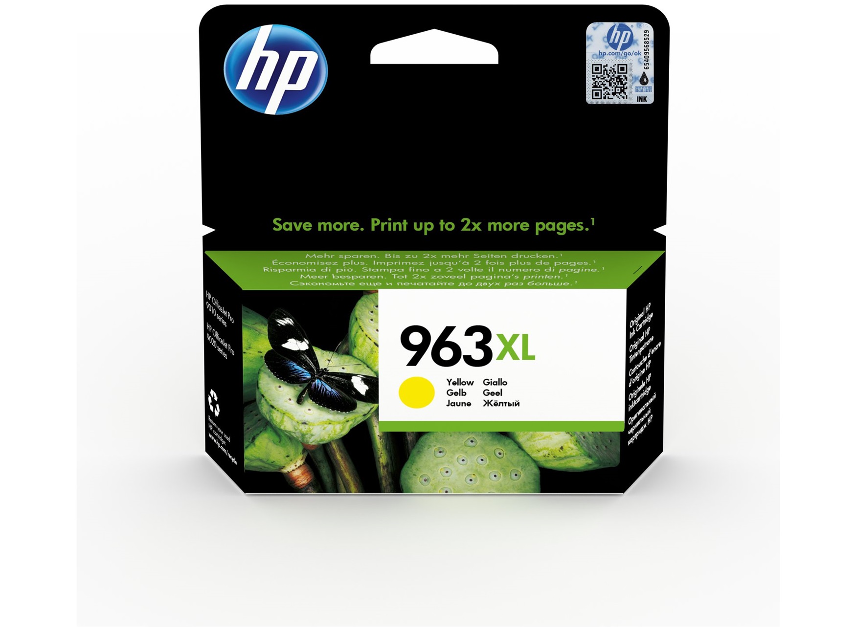 HP 963XL High Capacity Yellow Ink Cartridge - 3JA29A (3JA29AE)