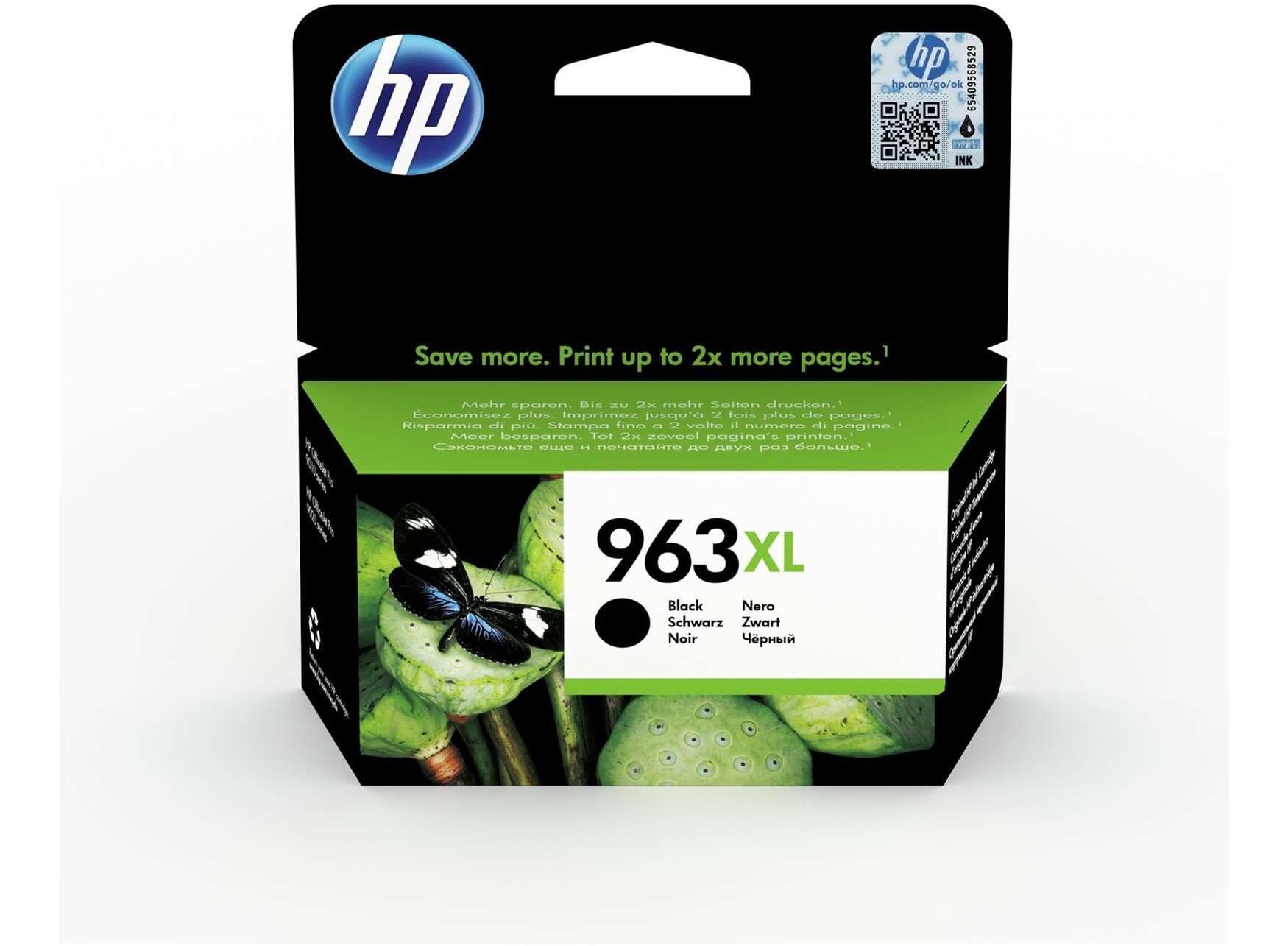 HP 963XL High Capacity Black Ink Cartridge - 3JA30A (3JA30AE)
