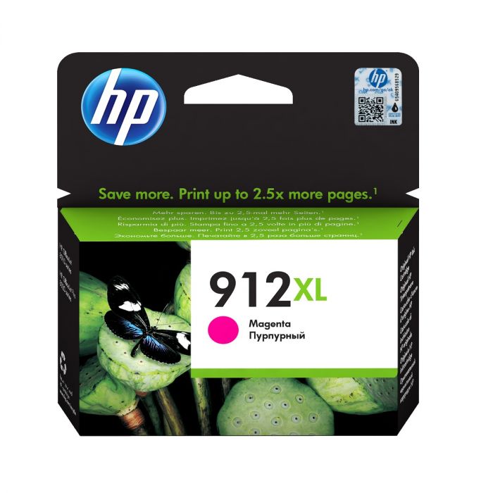 HP 912XL High Capacity Magenta Ink Cartridge - 3YL82AE (3YL82AE)