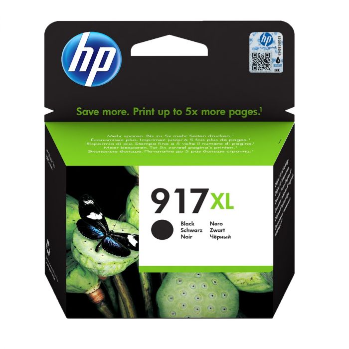 HP 917XL High Capacity Black Ink Cartridge - 3YL85AE (3YL85AE)
