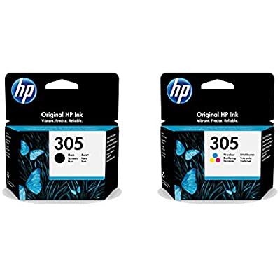 HP 3YM60AE & 3YM61AE 305 Black and Tri Colour Ink Cartridges (305Multipack)
