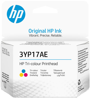HP 3YP17AE Colour Printhead – Genuine Ink for Smart Tank Printers
